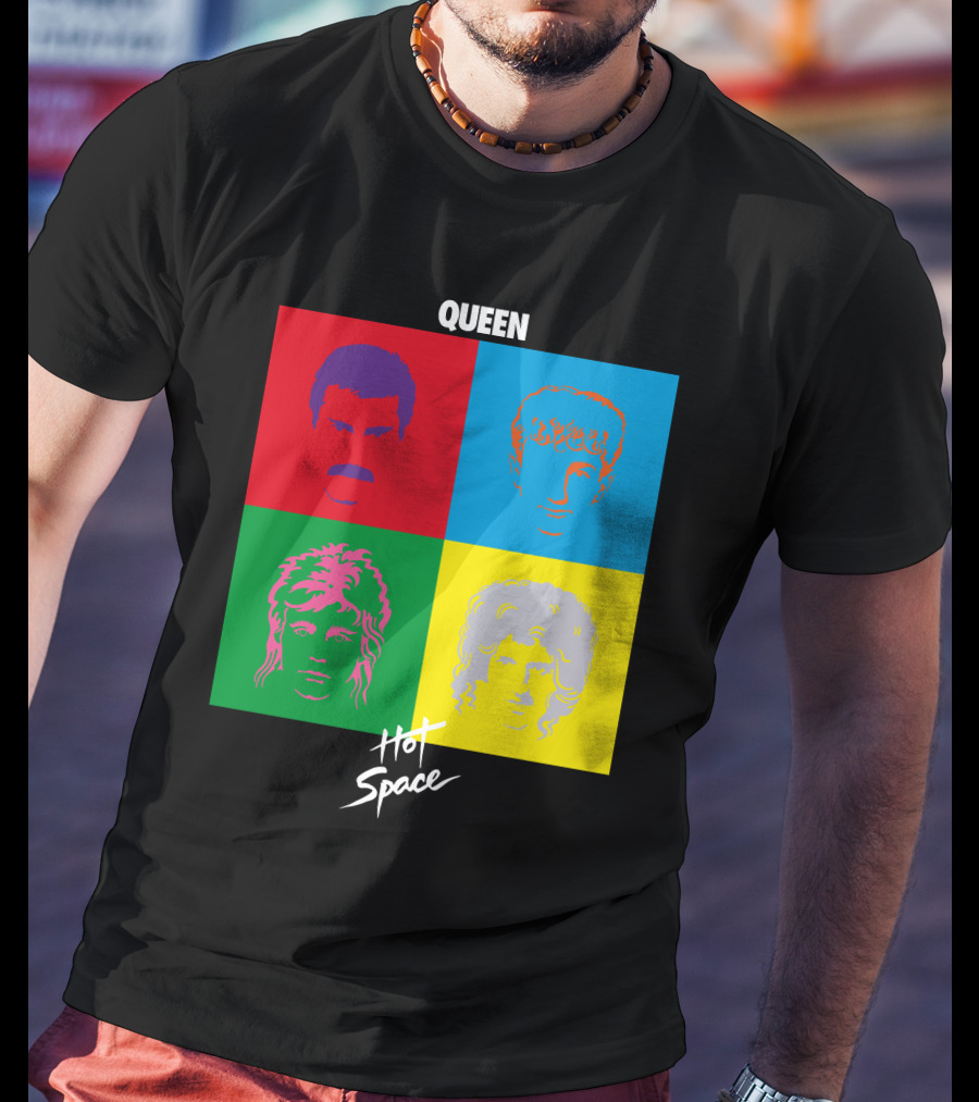 Queen Hot Space Album Cover Pop Art T-Shirt