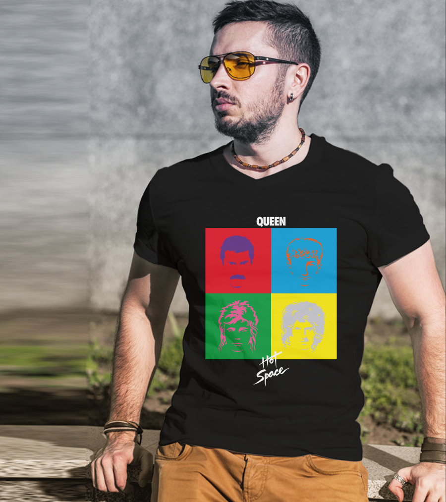 Queen Hot Space Album Cover Pop Art T-Shirt