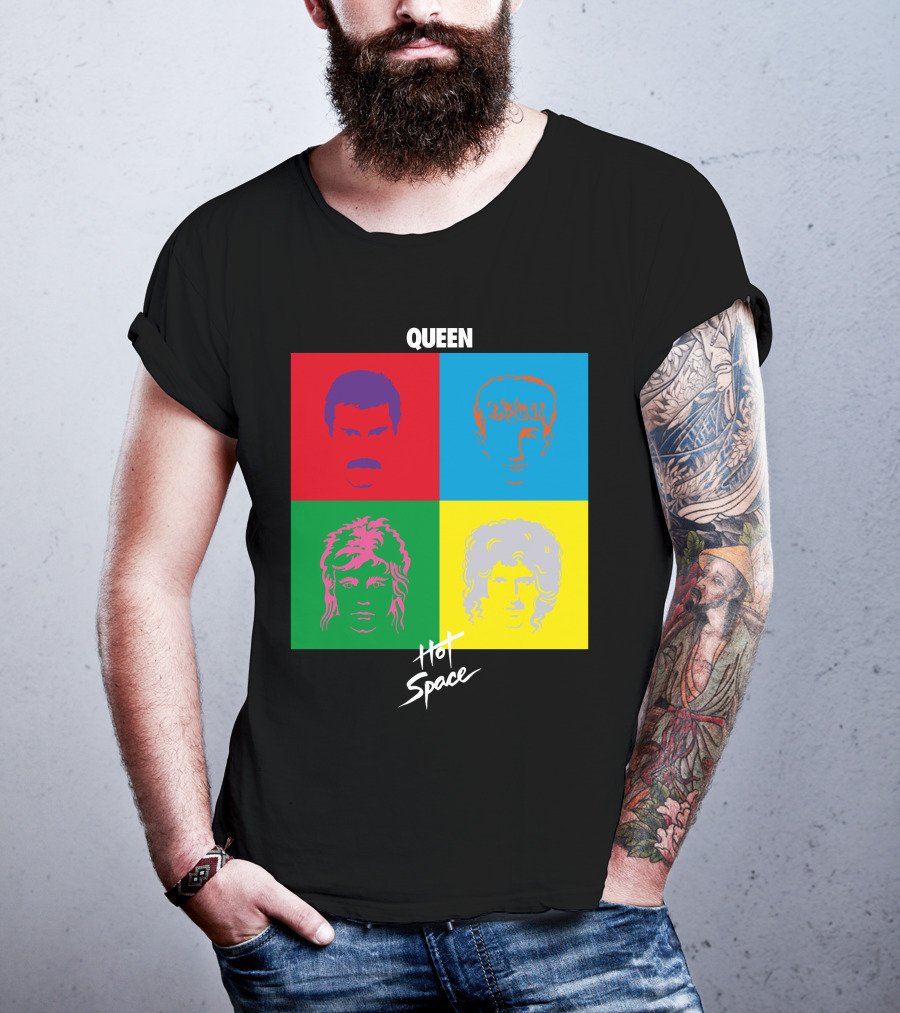 Queen Hot Space Album Cover Pop Art T-Shirt