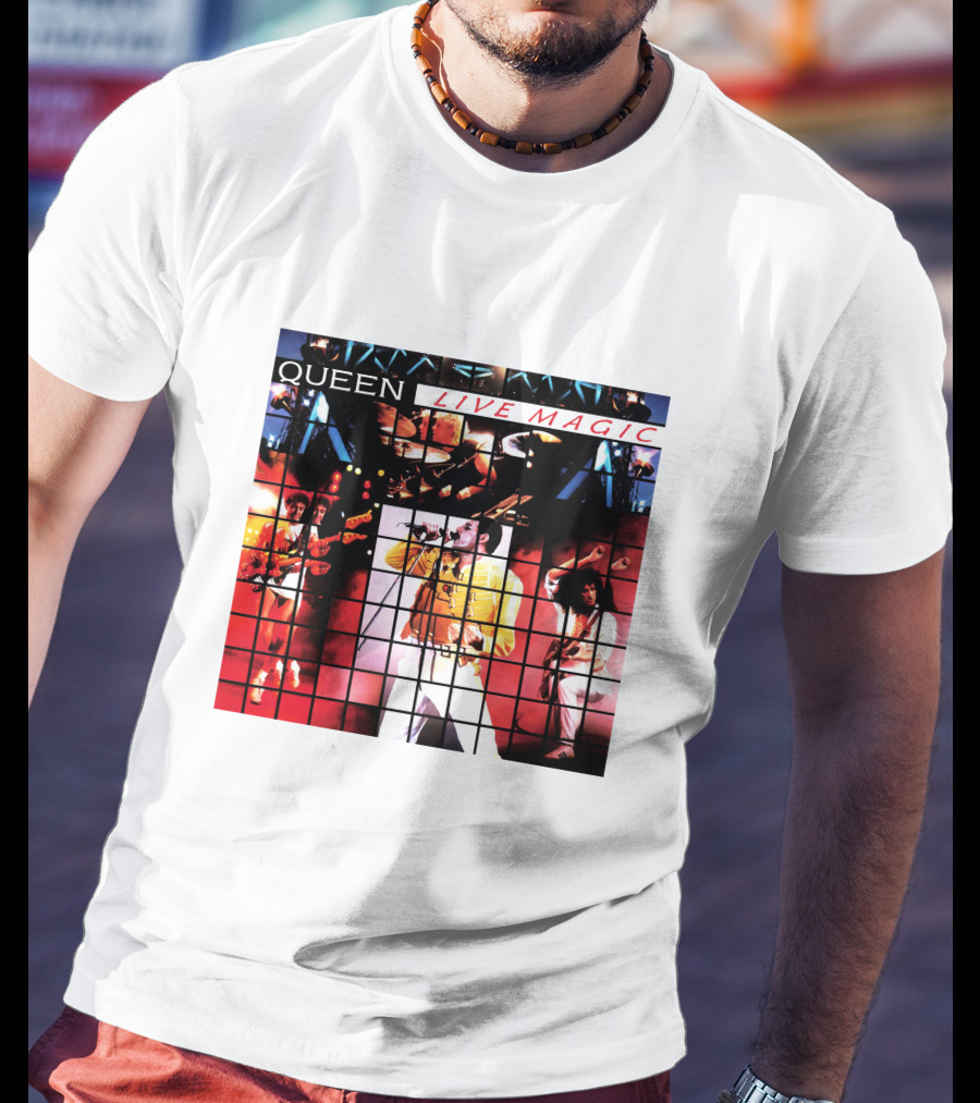 Queen Live Magic Concert Album Artwork Performance 1986 T-Shirt