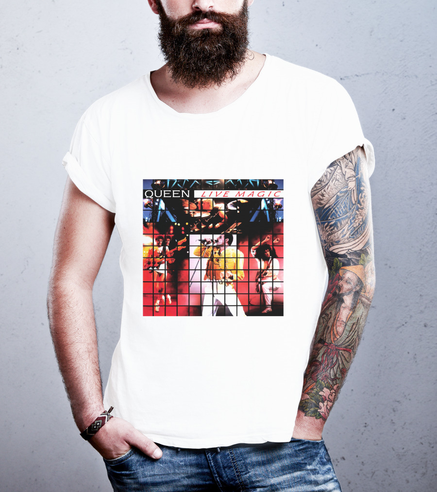 Queen Live Magic Concert Album Artwork Performance 1986 T-Shirt