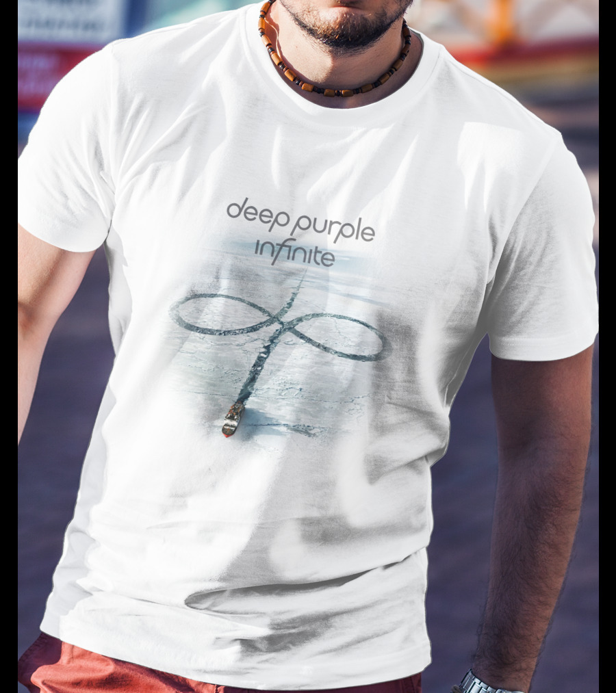 Deep Purple Infinite Arctic Ship Path T-Shirt