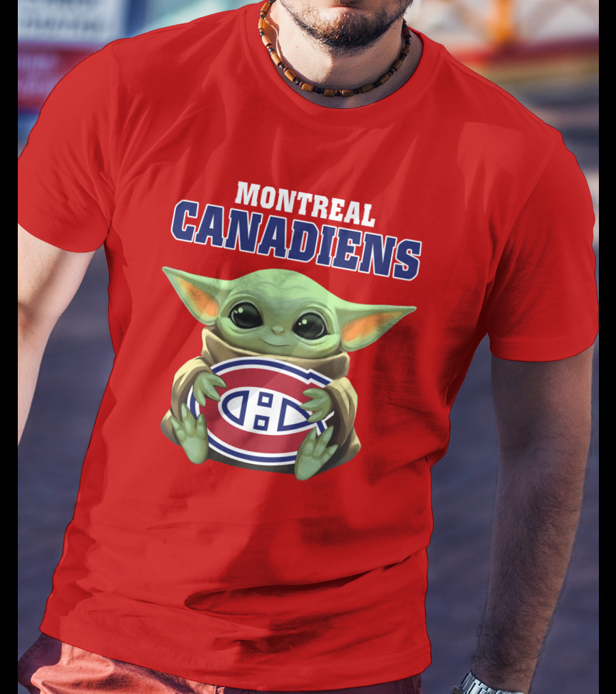 Montreal Canadiens Baby Yoda T-Shirt
