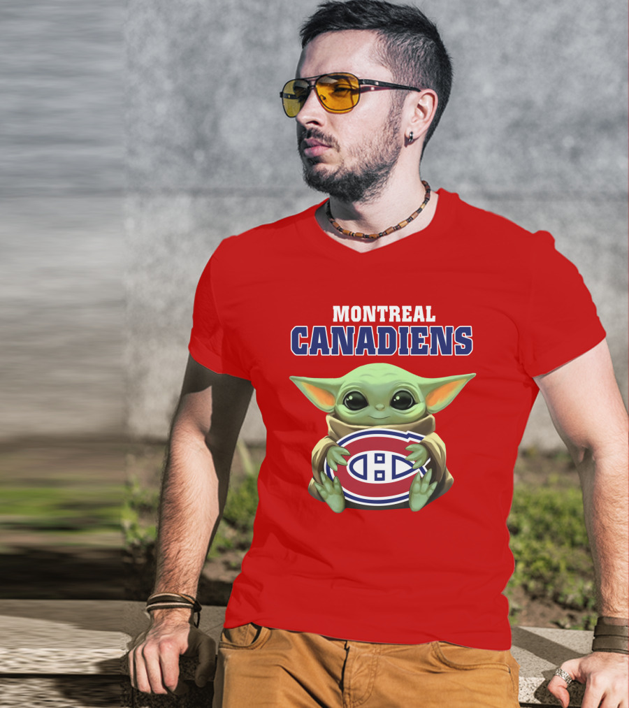 Montreal Canadiens Baby Yoda T-Shirt