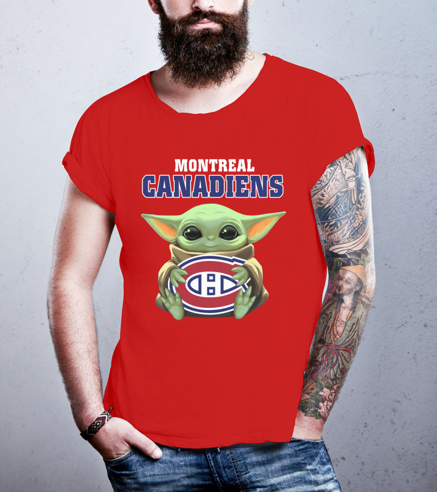 Montreal Canadiens Baby Yoda T-Shirt