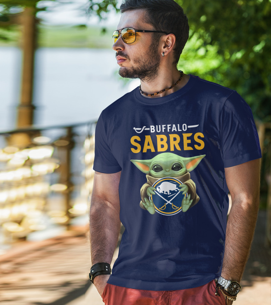 Buffalo Sabres Baby Yoda T-Shirt