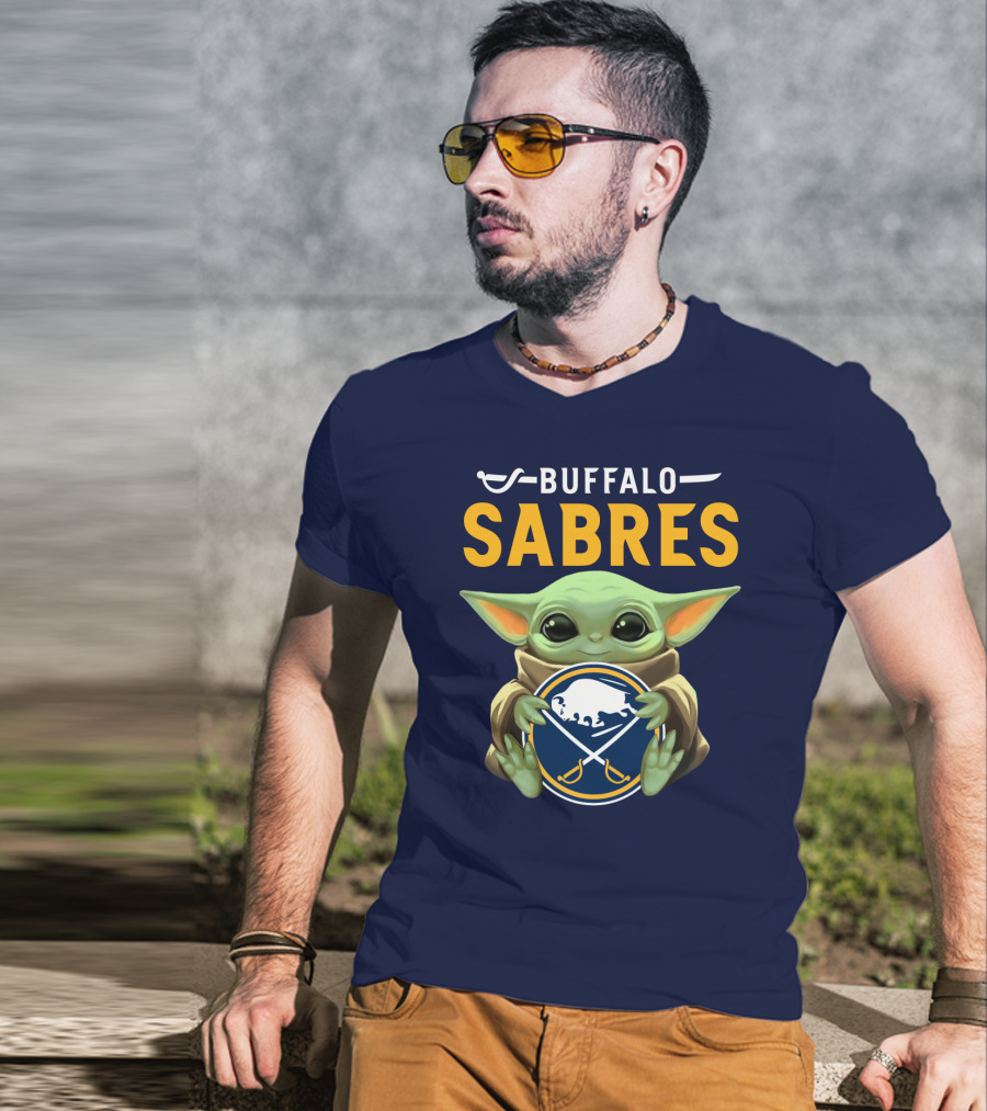 Buffalo Sabres Baby Yoda T-Shirt