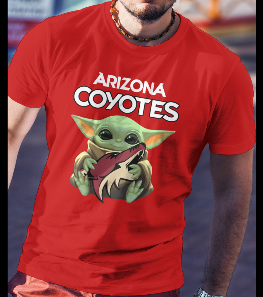 Arizona Coyotes Baby Yoda T-Shirt