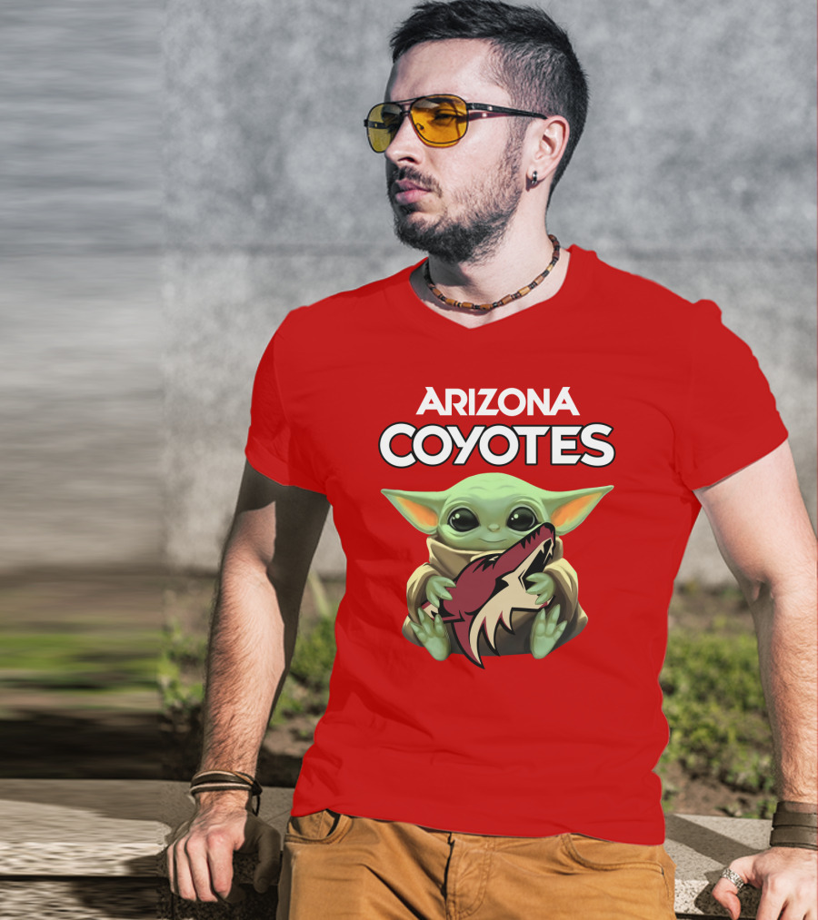 Arizona Coyotes Baby Yoda T-Shirt