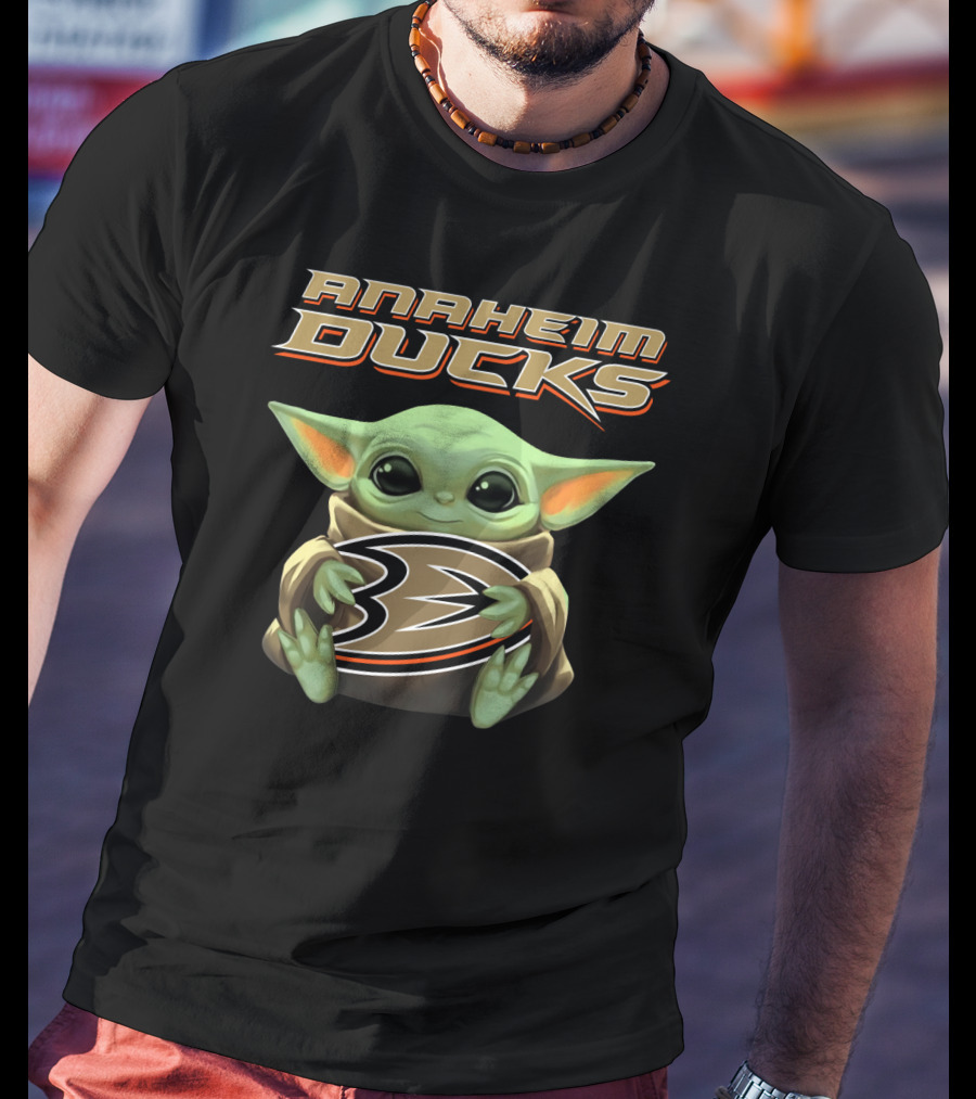 Anaheim Ducks Baby Yoda T-Shirt
