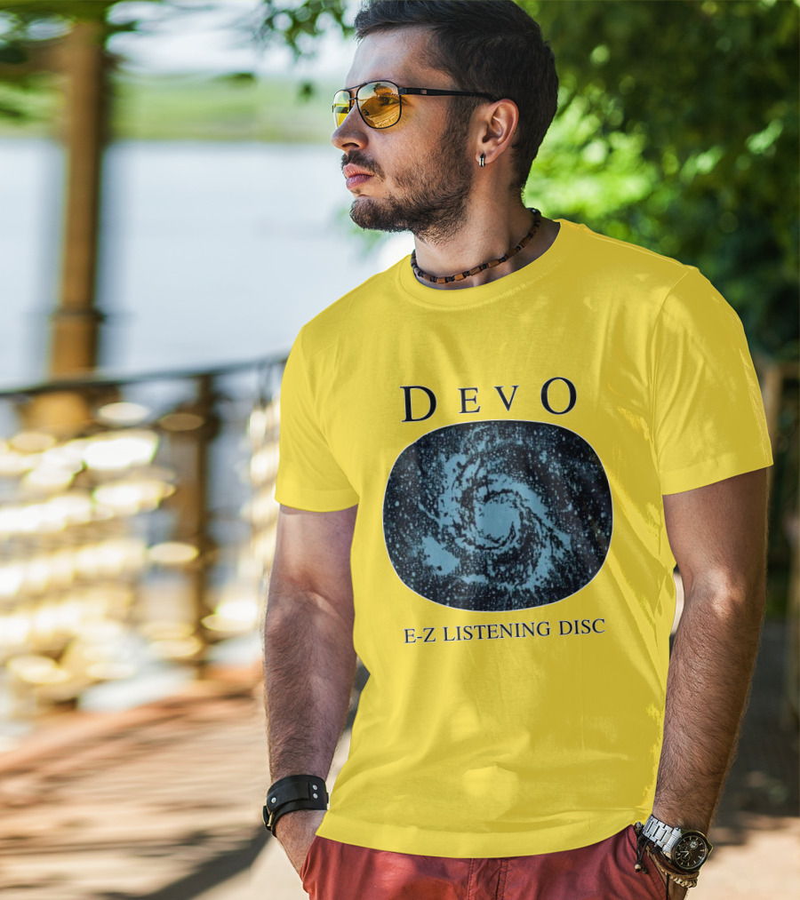 DEVO E-Z Listening Disc Spiral T-Shirt