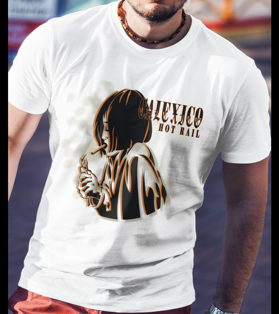 Calexico Hot Rail Smoking Figure T-Shirt