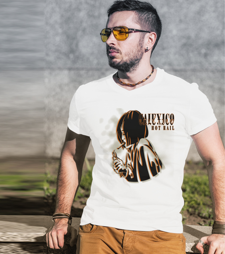 Calexico Hot Rail Smoking Figure T-Shirt