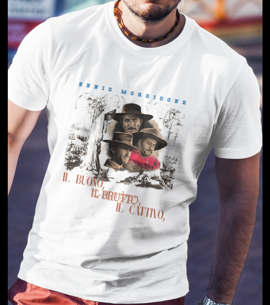Ennio Morricone IL Buono IL Brutto IL Cattivo T-Shirt