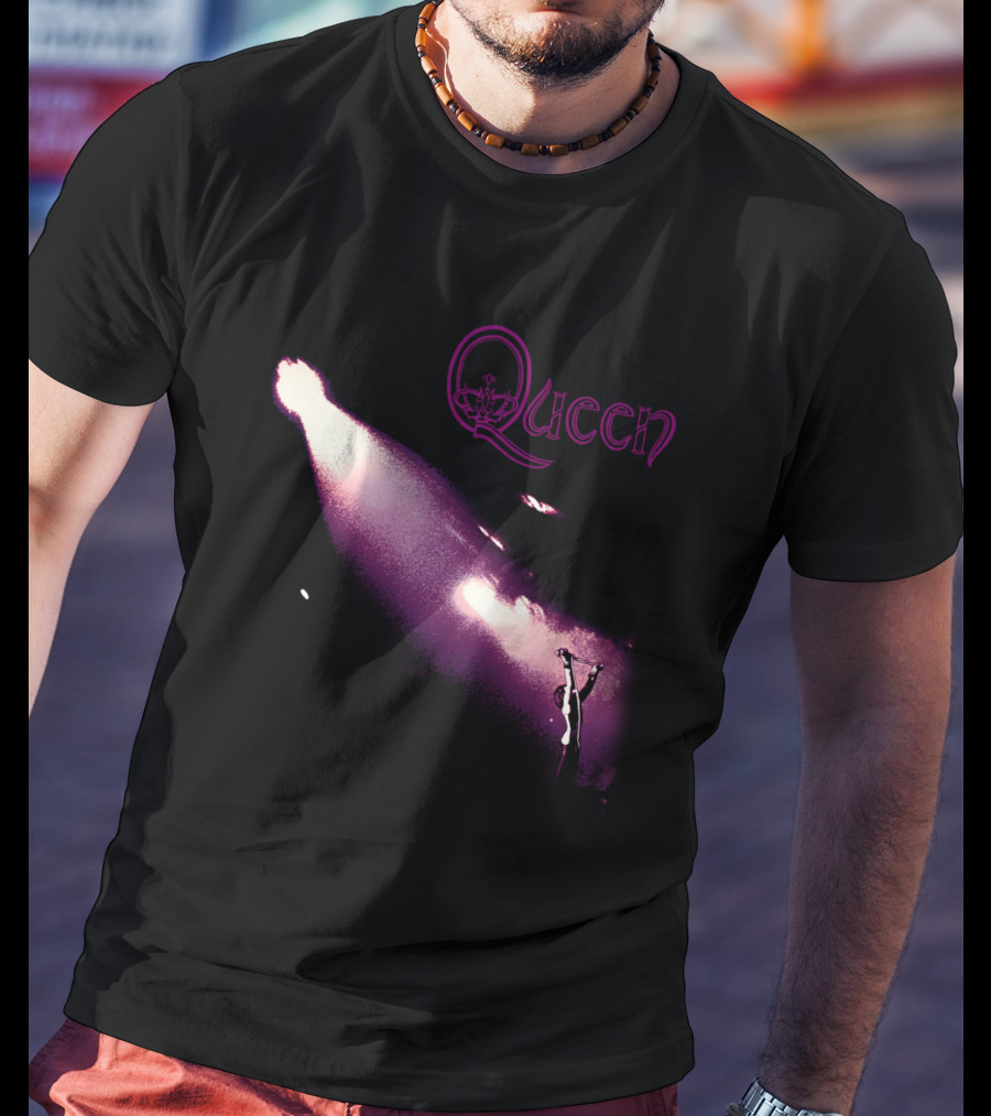 Queen Purple Stage Performance Iconic Band T-Shirt