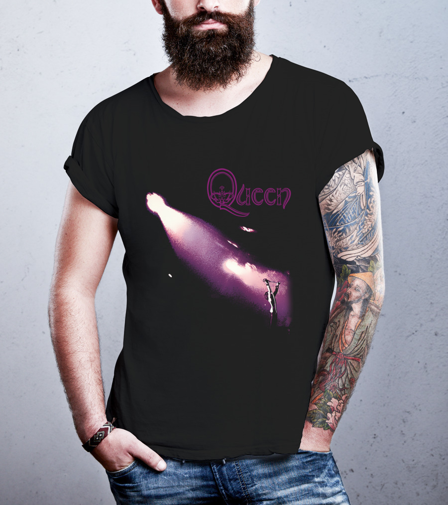 Queen Purple Stage Performance Iconic Band T-Shirt