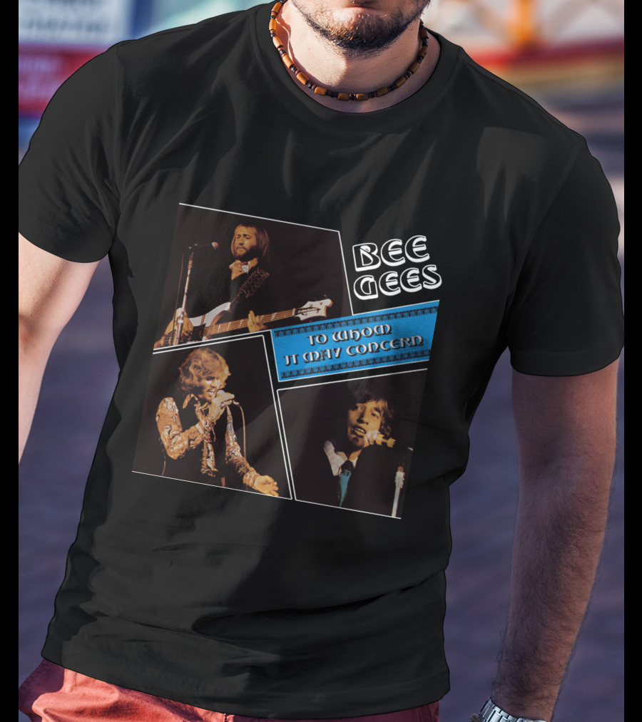 Bee Gees To Whom It May Concern Album Cover T-Shirt