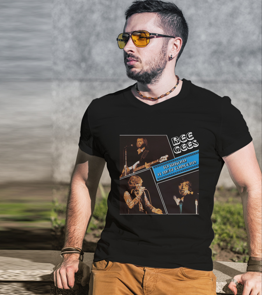 Bee Gees To Whom It May Concern Album Cover T-Shirt