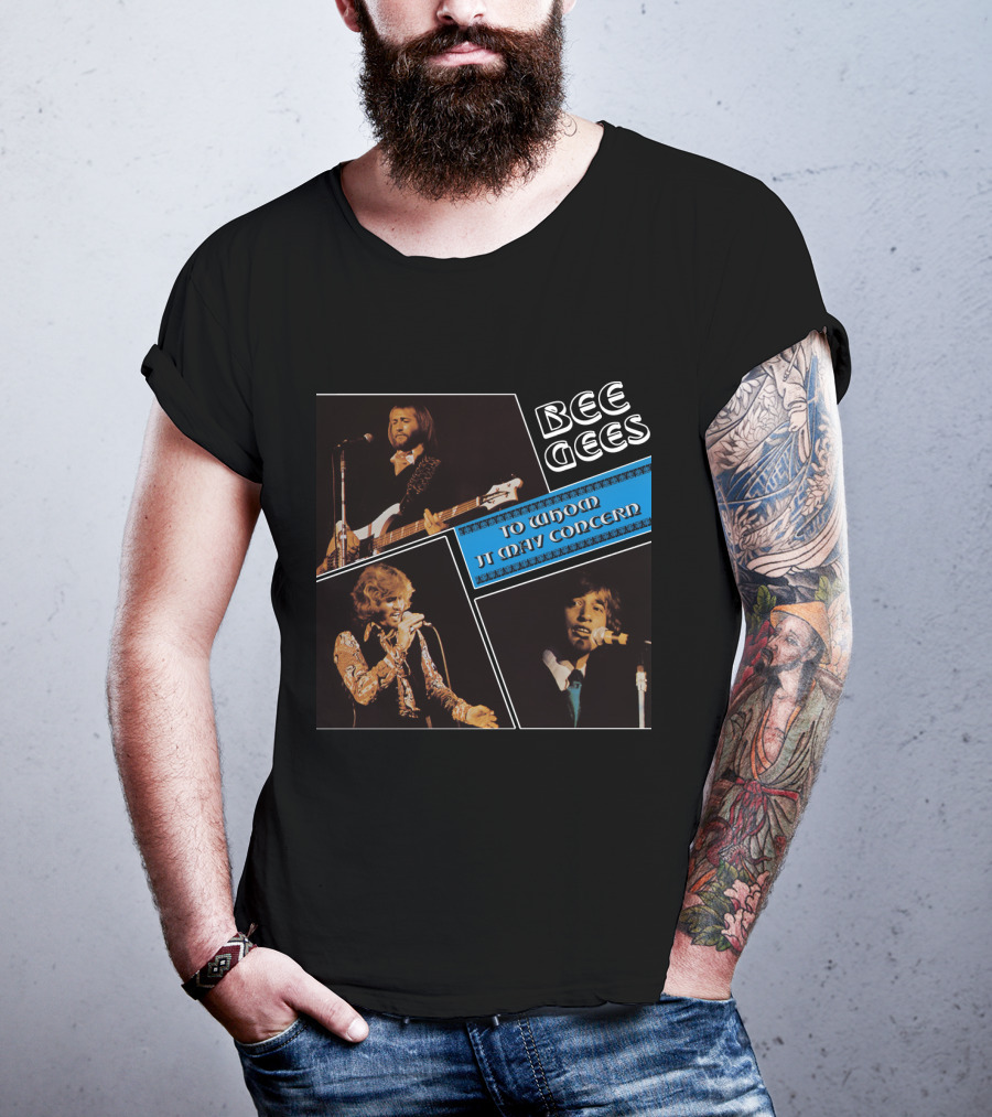 Bee Gees To Whom It May Concern Album Cover T-Shirt