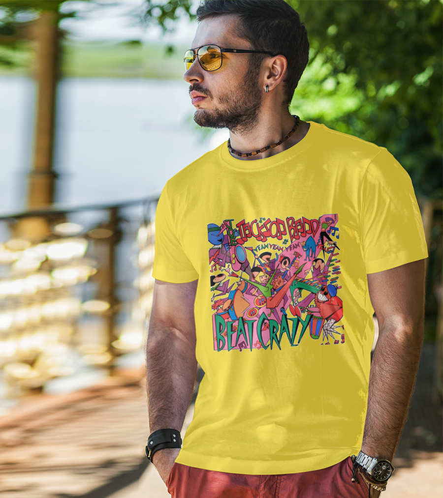 Joe Jackson Band Beat Crazy Colorful Music T-Shirt