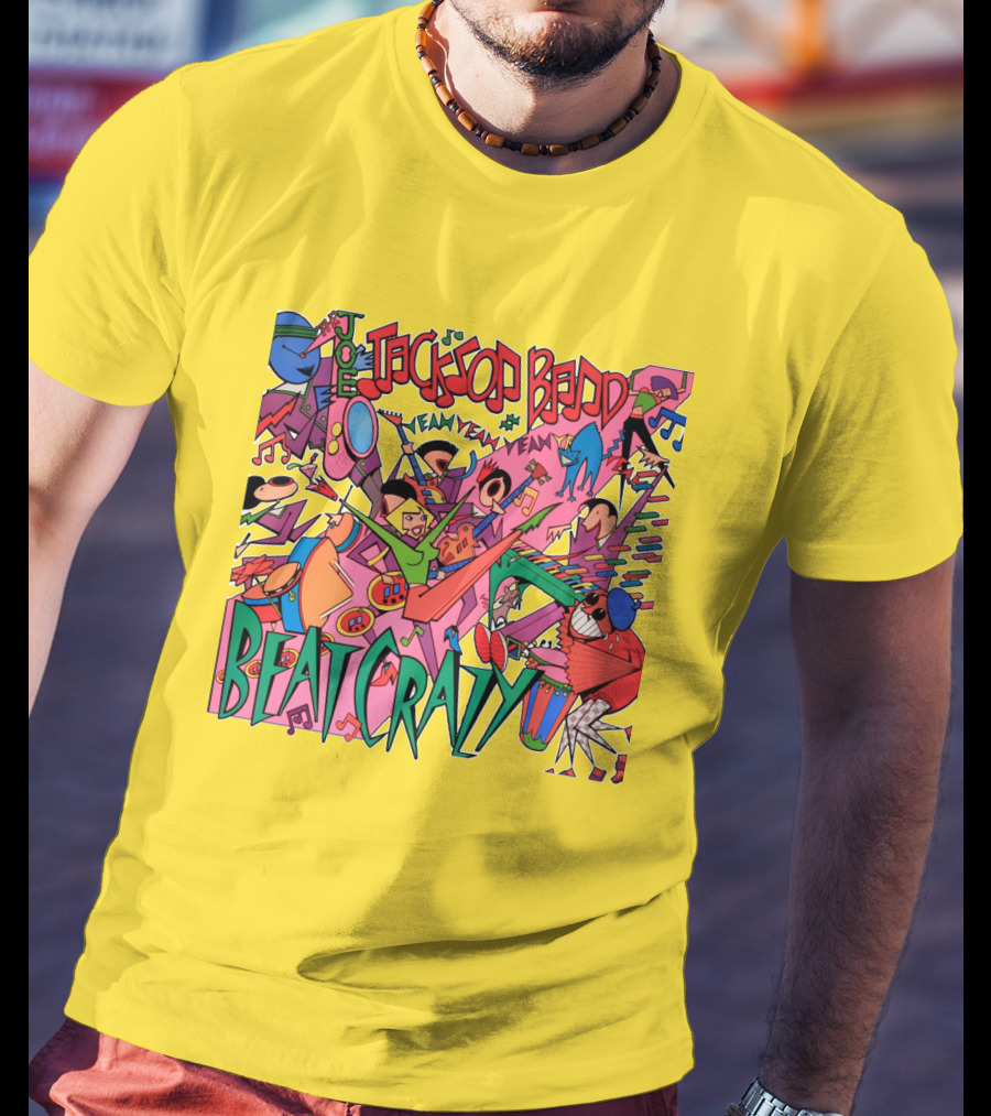 Joe Jackson Band Beat Crazy Colorful Music T-Shirt