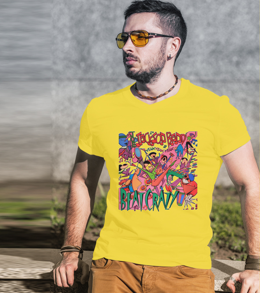 Joe Jackson Band Beat Crazy Colorful Music T-Shirt