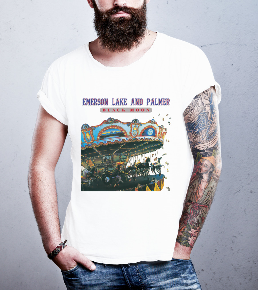 Emerson Lake And Palmer Black Moon Carousel T-Shirt