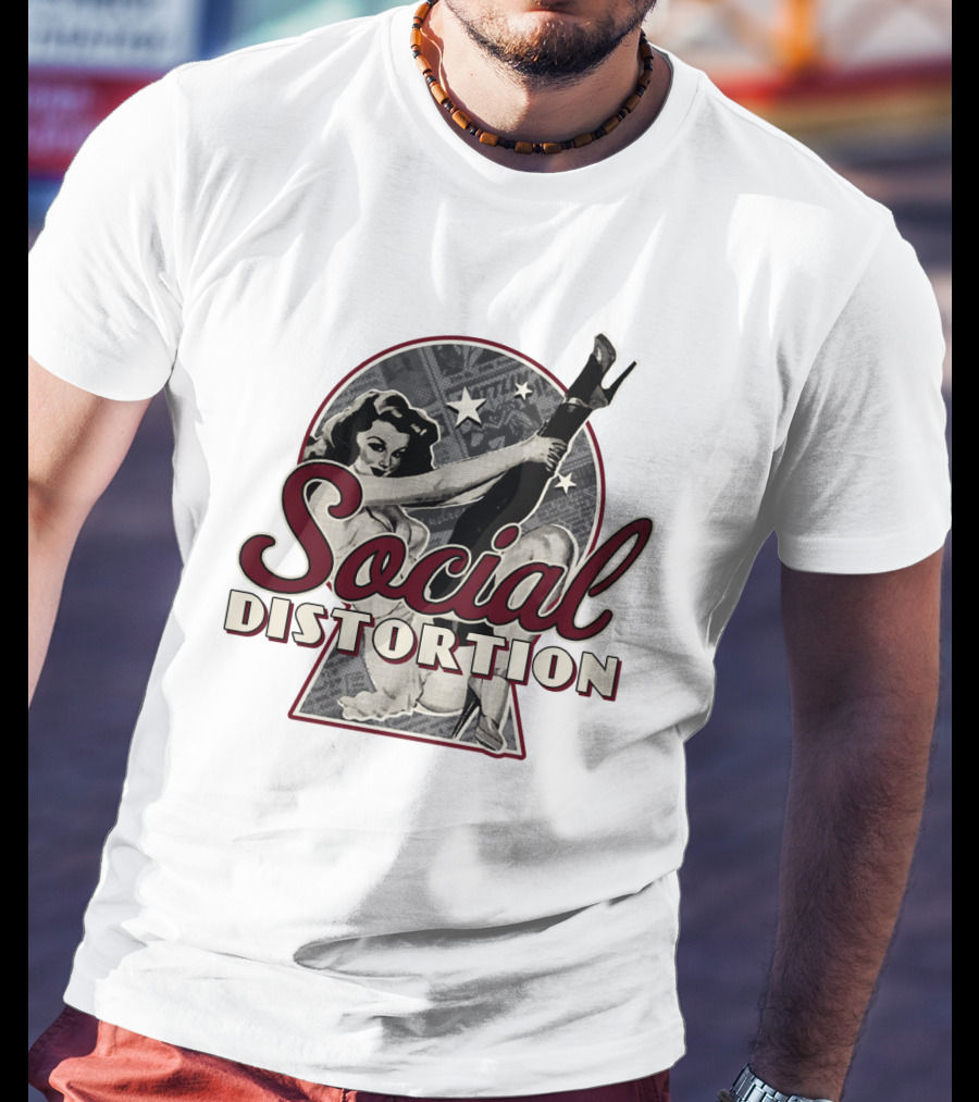 Social Distortion Retro Pin-Up Star T-Shirt