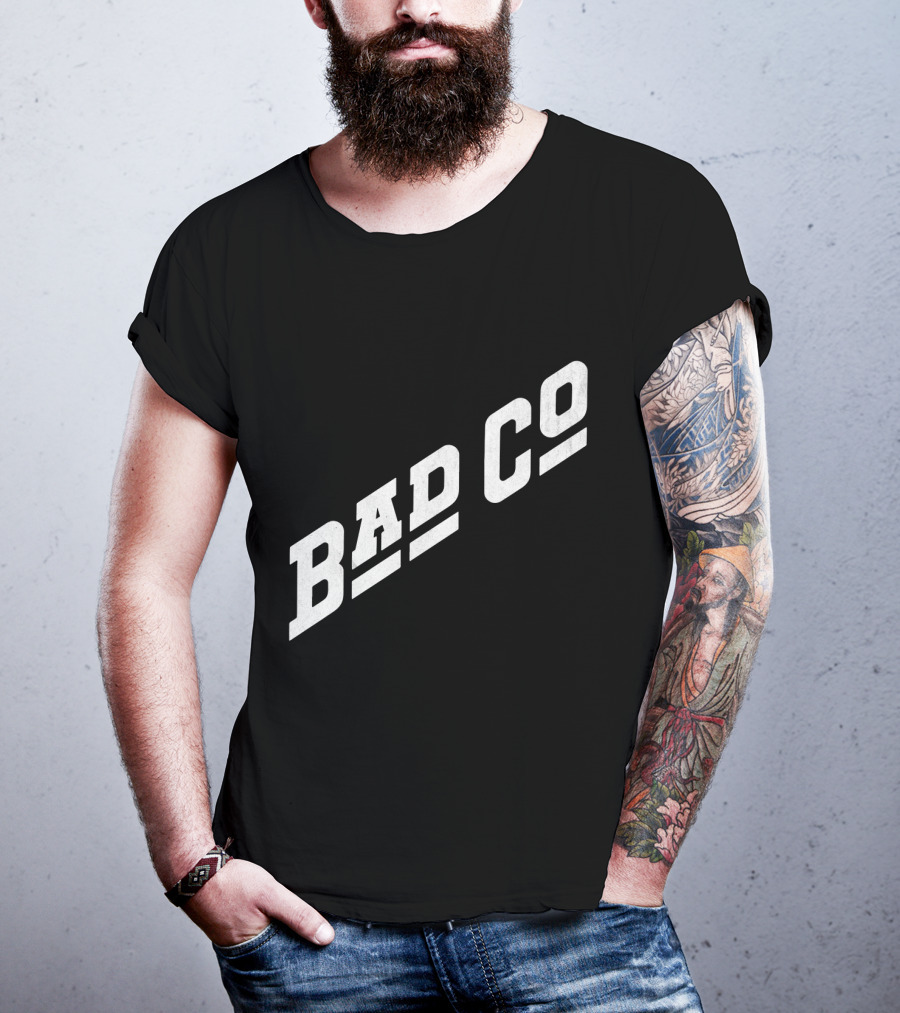Bad Company Band Logo Classic Text T-Shirt