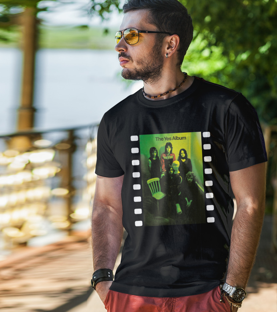 The Yes Album Filmstrip Cover Band Photo T-Shirt
