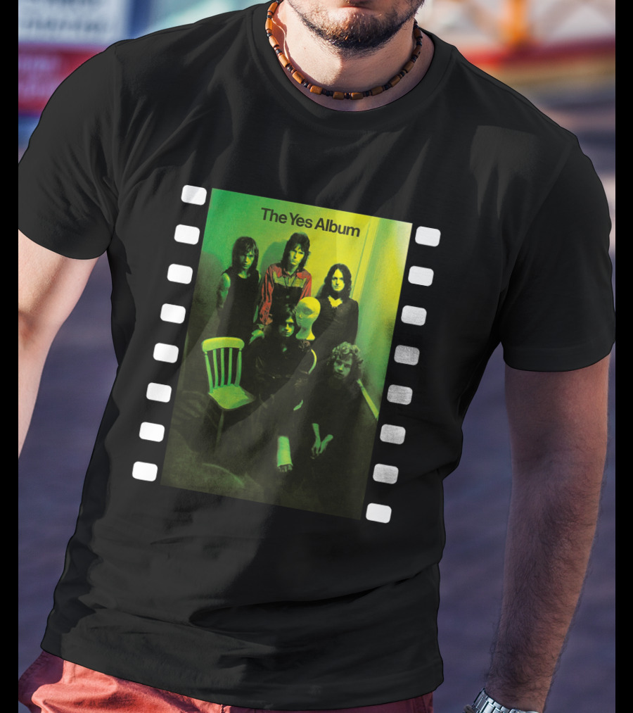 The Yes Album Filmstrip Cover Band Photo T-Shirt