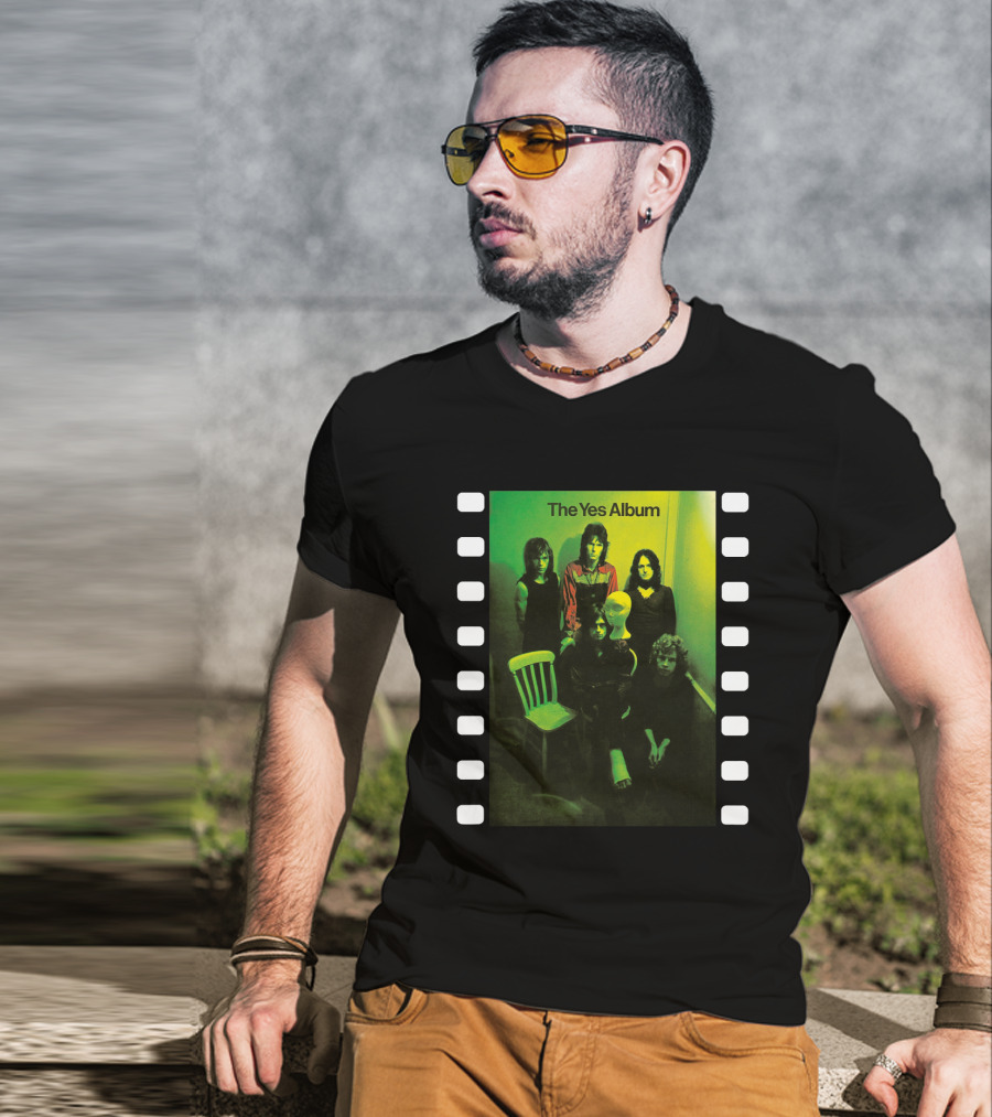 The Yes Album Filmstrip Cover Band Photo T-Shirt