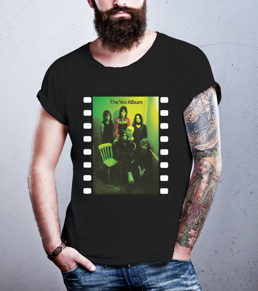 The Yes Album Filmstrip Cover Band Photo T-Shirt