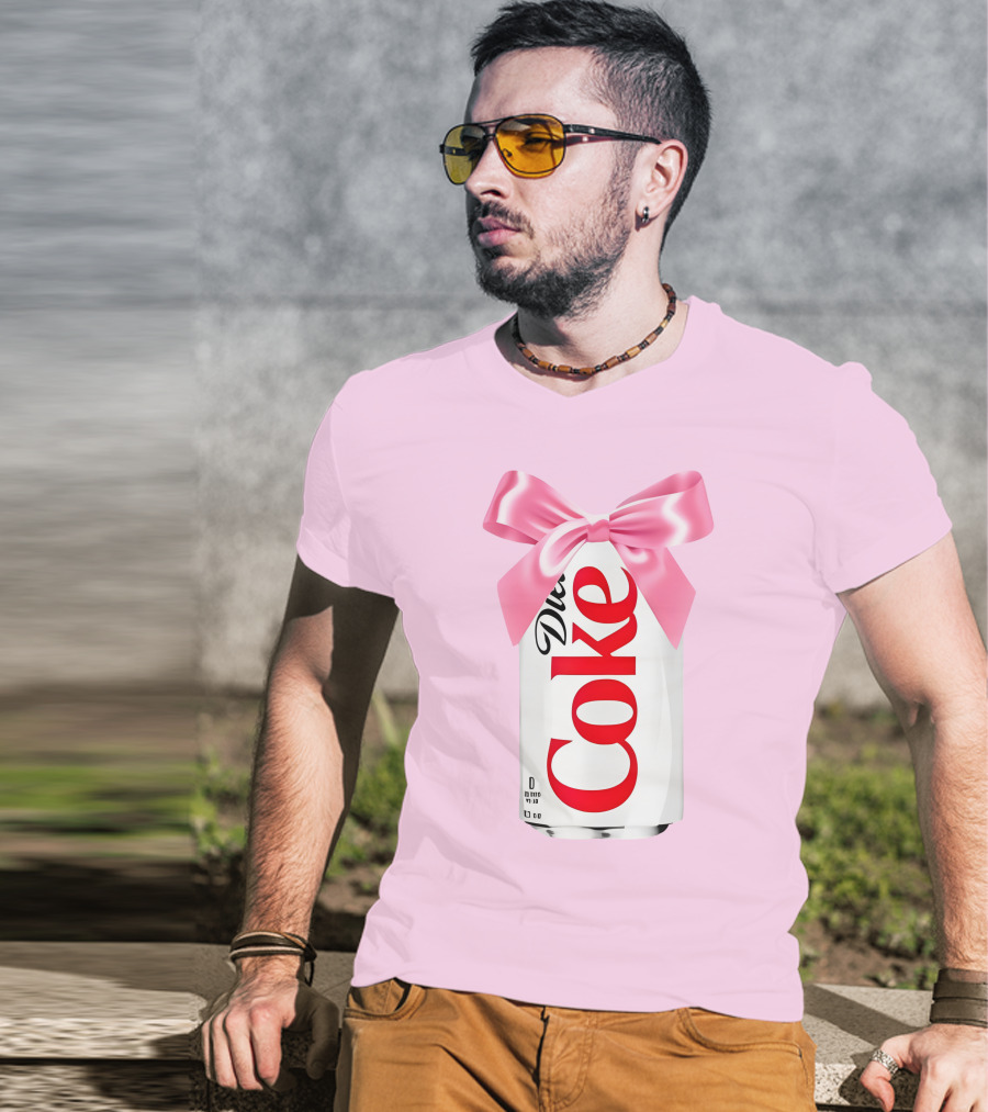 Pink Bow Diet Coke Can T-Shirt