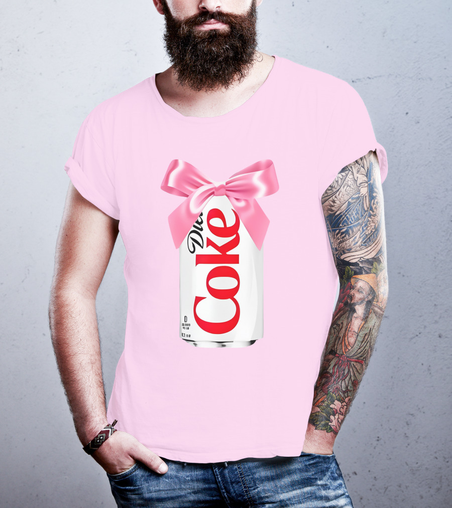 Pink Bow Diet Coke Can T-Shirt