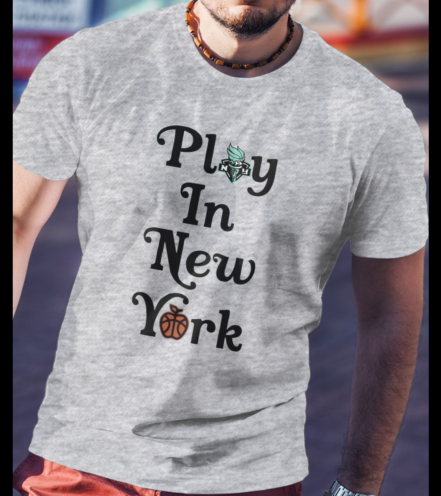 Play In New York Liberty Basketball Icon T-Shirt
