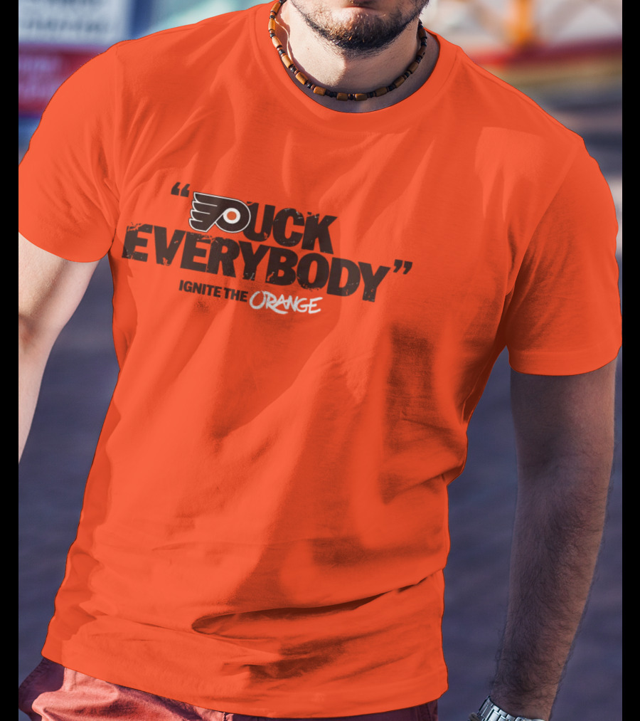 Philadelphia Flyers Puck Everybody Ignite The Orange T-Shirt