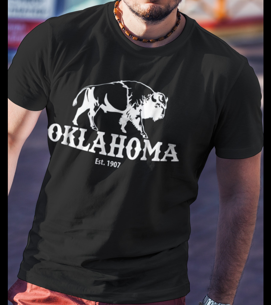 Oklahoma Buffalo Bison Est. 1907 T-Shirt