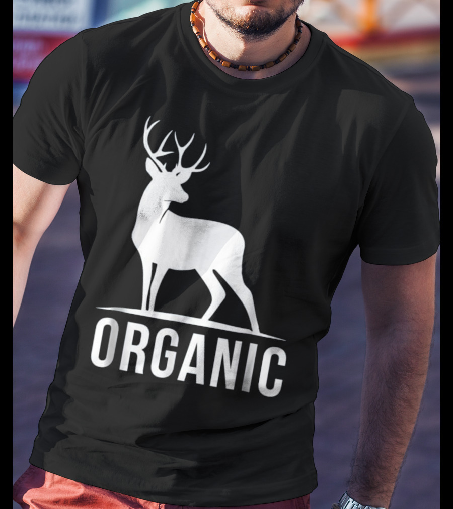 Deer Organic Bow Hunter Inspired Deer T-Shirt