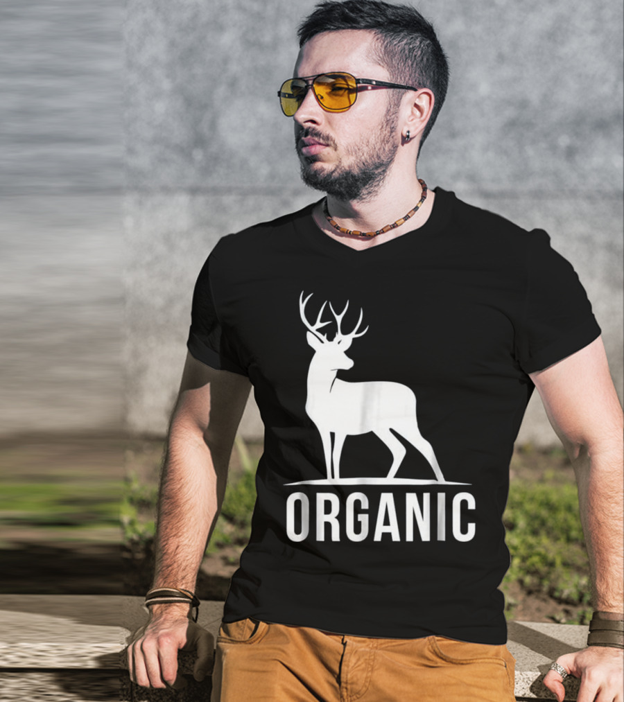 Deer Organic Bow Hunter Inspired Deer T-Shirt