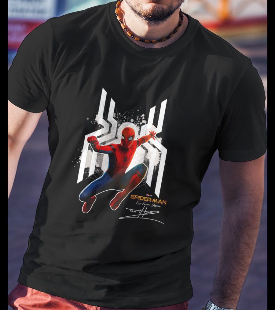 Spider Man Far From Home Tom Holland T-Shirt