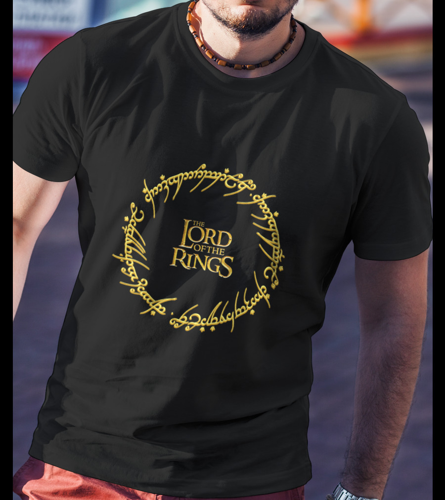 The Lord Of The Rings Elvish Script Ring T-Shirt
