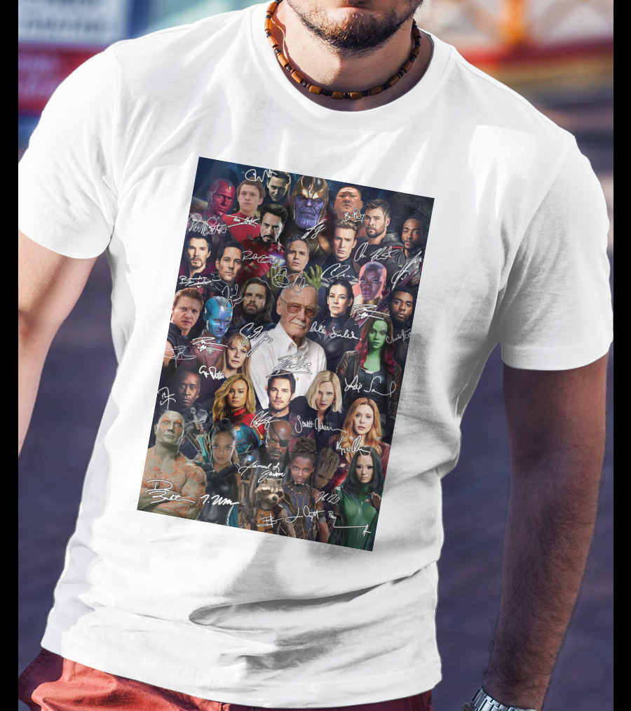 MV 001 Marvel Cinematic Universe Collage T-Shirt