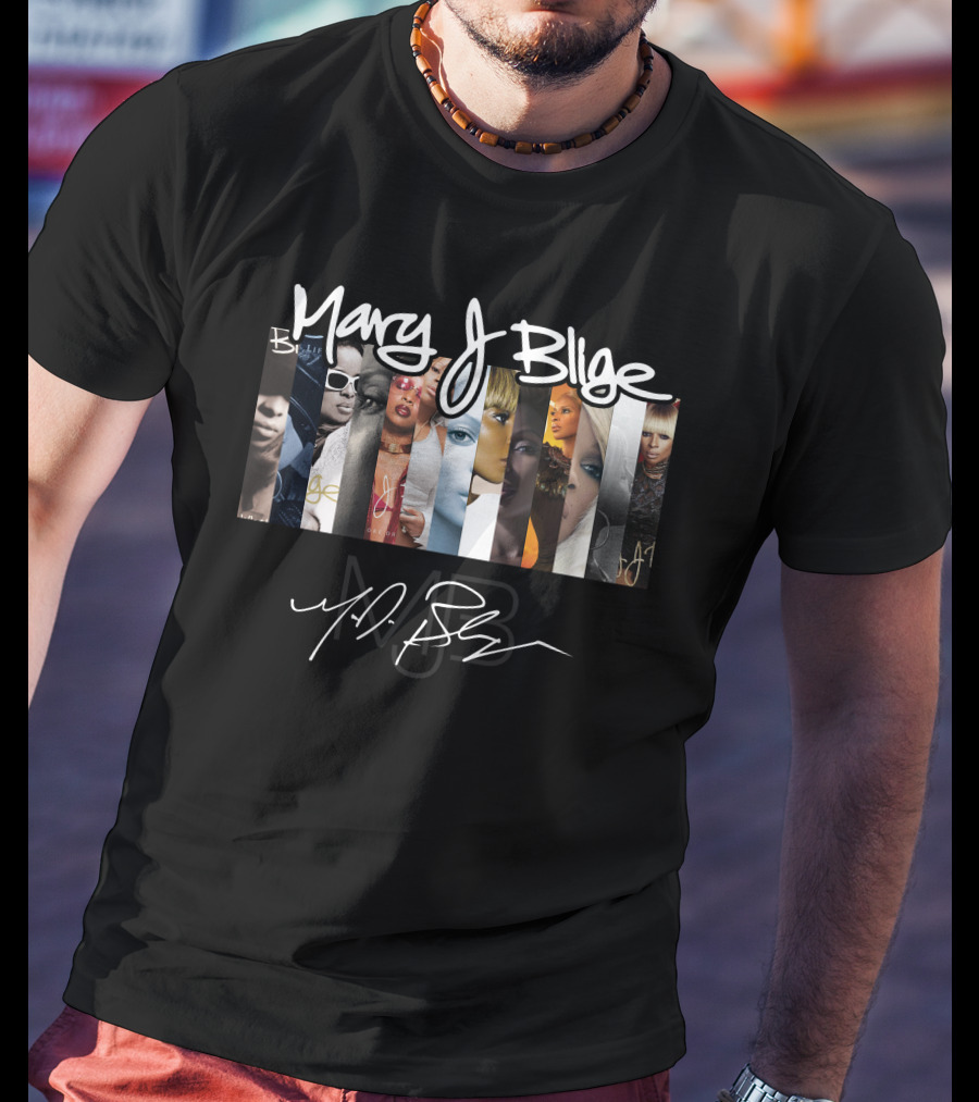 Mary J Blige Signature Collage T-Shirt