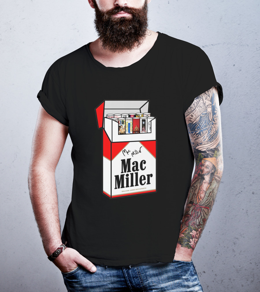 Mac Miller Malcolm James Mccormick Album Pack T-Shirt