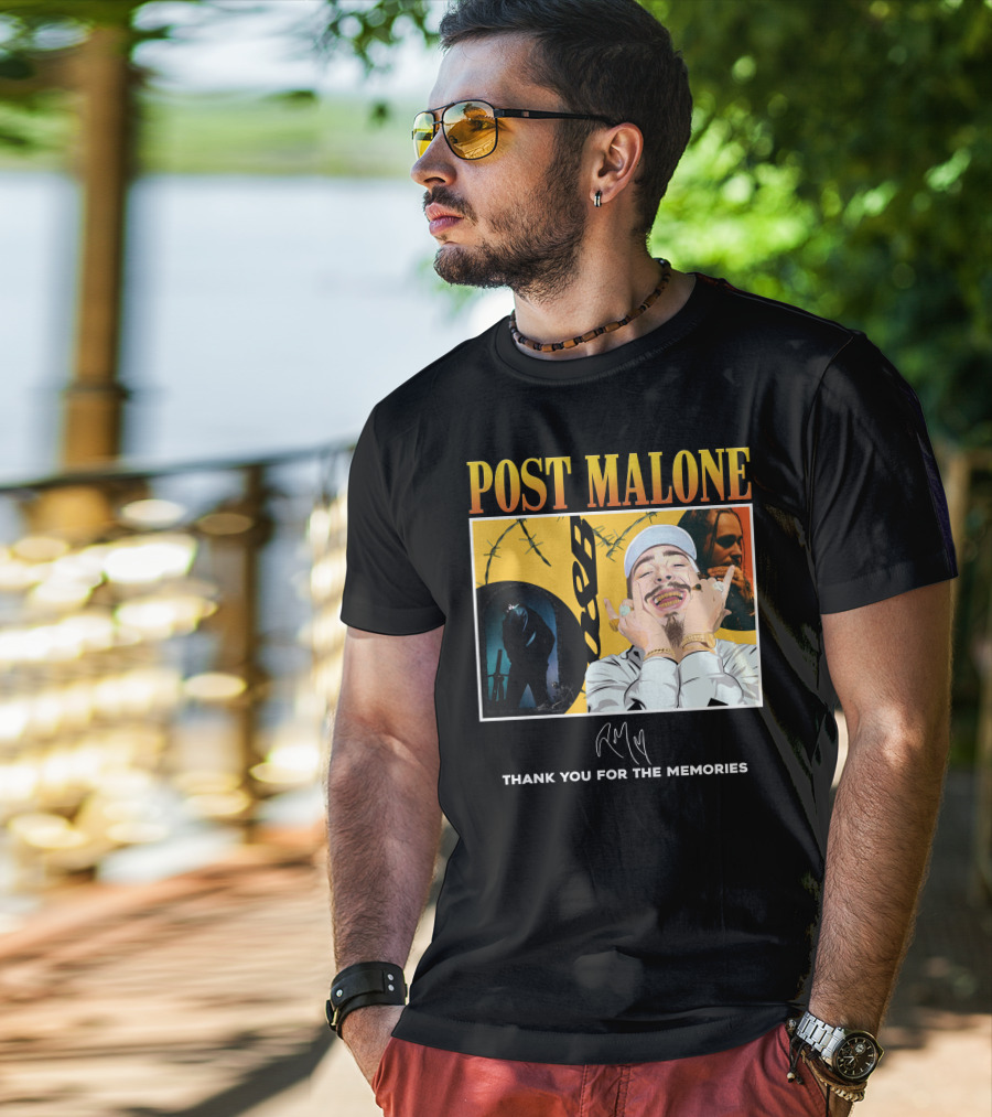 Post Malone Thank You For The Memories T-Shirt