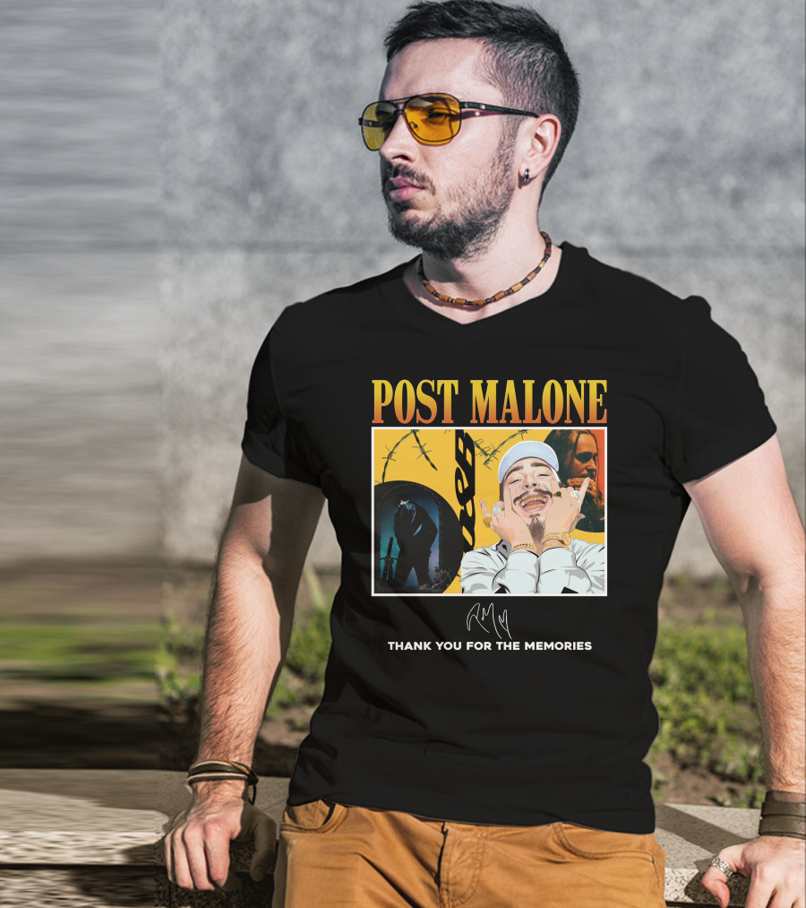 Post Malone Thank You For The Memories T-Shirt
