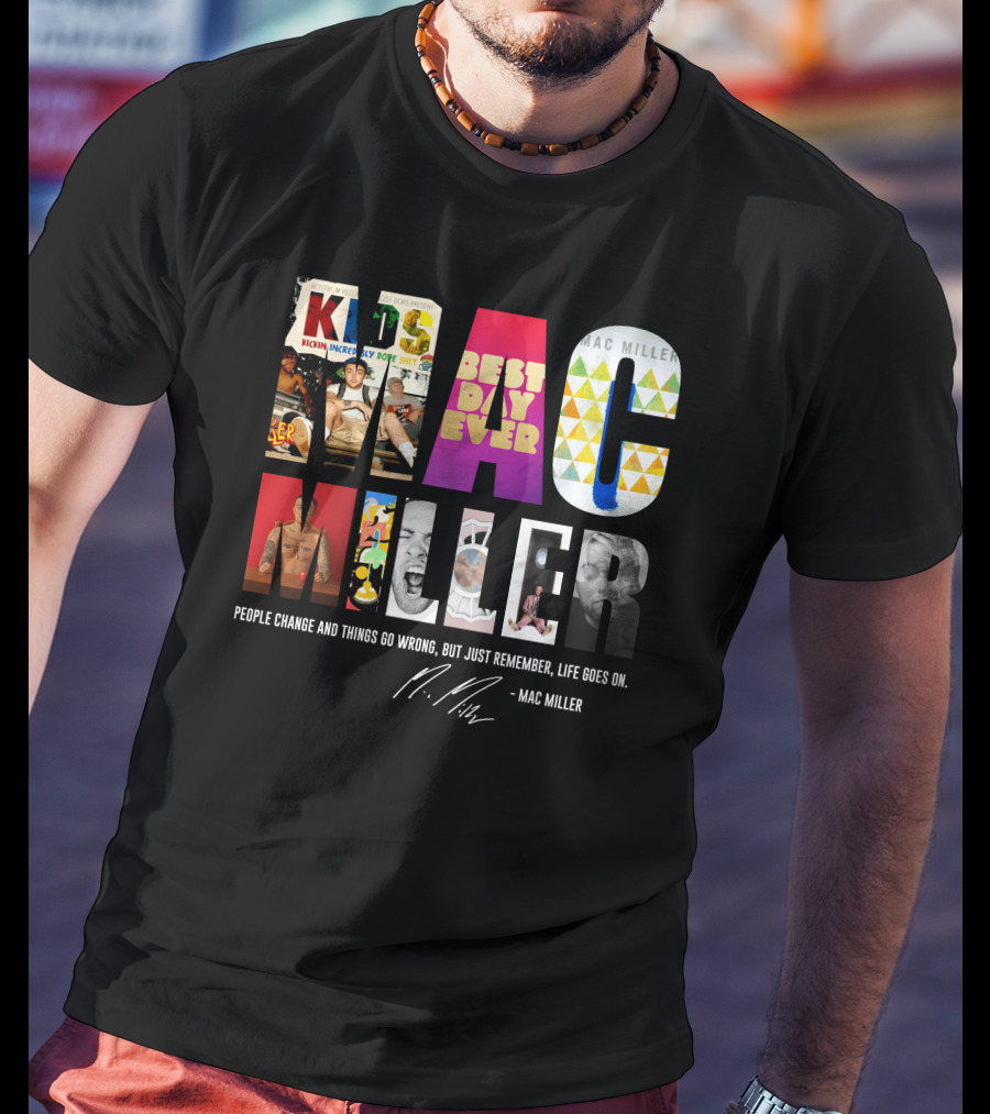 Mac Miller Best Day Ever Kids Poster T-Shirt