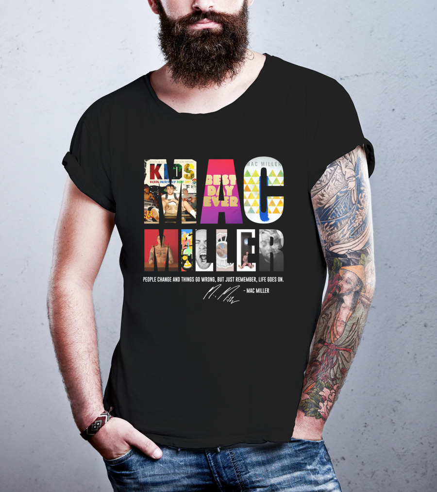 Mac Miller Best Day Ever Kids Poster T-Shirt