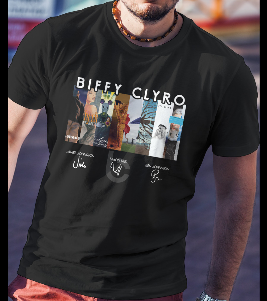 Biffy Clyro Album Art Collage James Johnston Simon Neil Ben Johnston T-Shirt